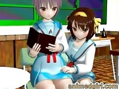 3D shemale anime student oralsex and everlasting fucked in the classroom